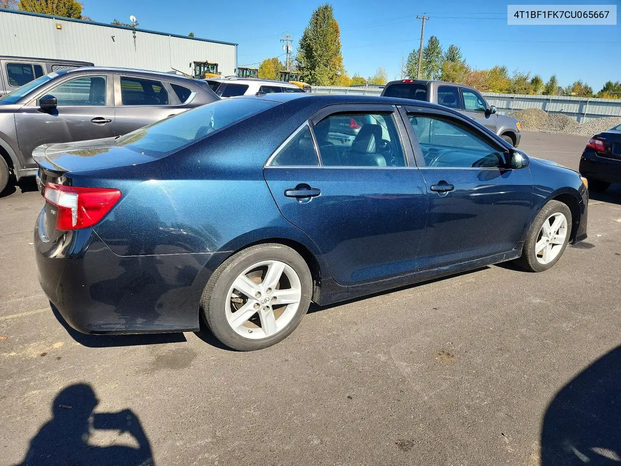 2012 TOYOTA CAMRY VIN 4T1BF1FK7CU065667 — фото 3