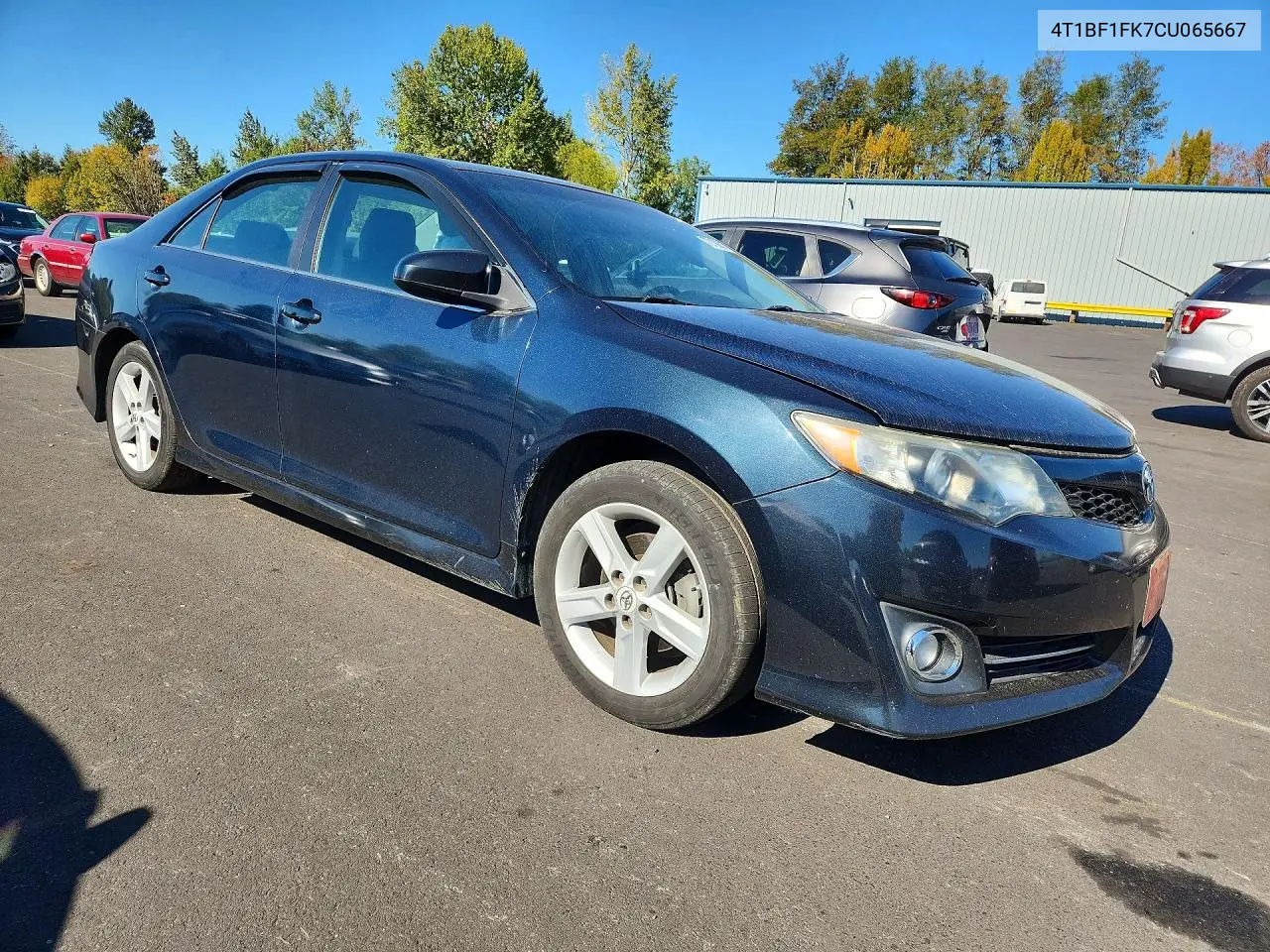 2012 TOYOTA CAMRY VIN 4T1BF1FK7CU065667 — фото 4