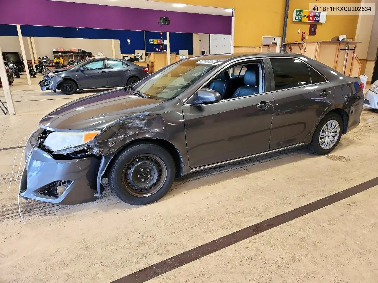 TOYOTA CAMRY 2012, VIN 4T1BF1FKXCU202634