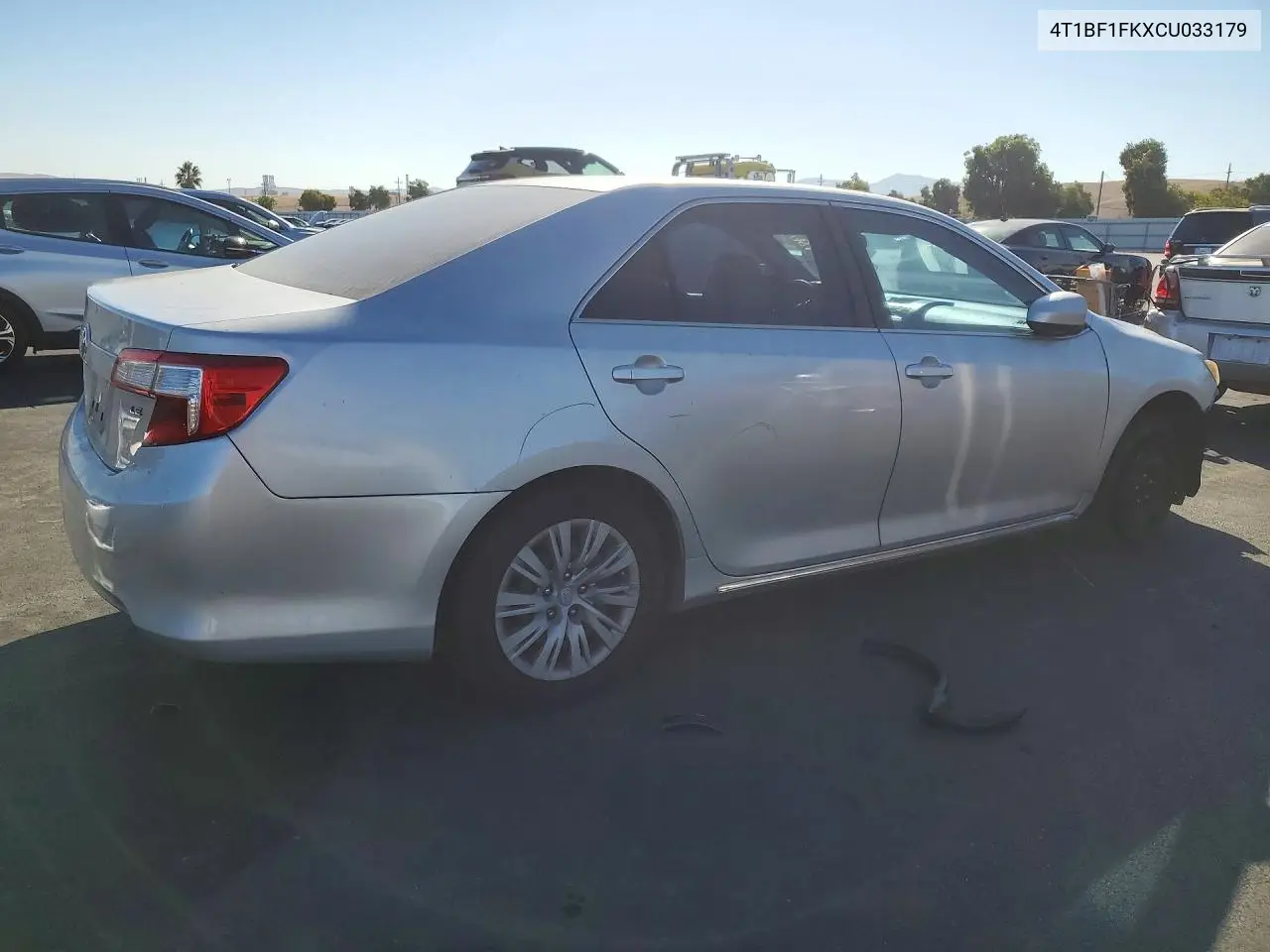 2012 TOYOTA CAMRY VIN 4T1BF1FKXCU033179 — фото 3