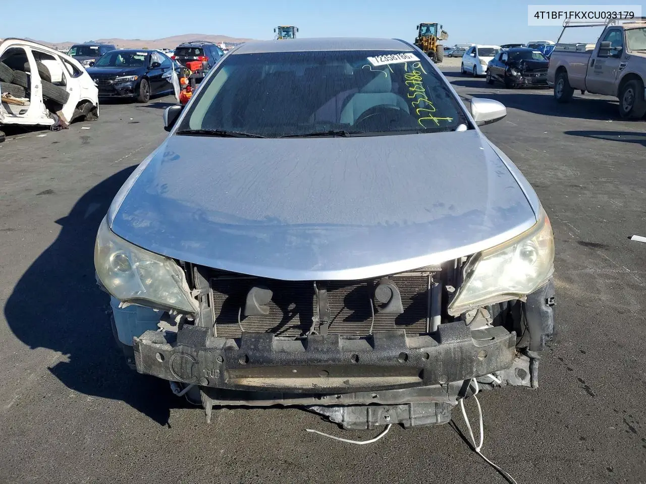 2012 TOYOTA CAMRY VIN 4T1BF1FKXCU033179 — фото 5