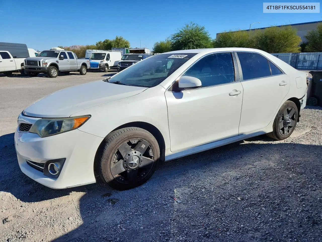 TOYOTA CAMRY 2012, VIN 4T1BF1FK5CU554181
