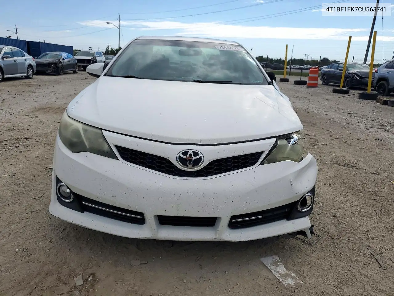 2012 TOYOTA CAMRY VIN 4T1BF1FK7CU563741 — фото 5