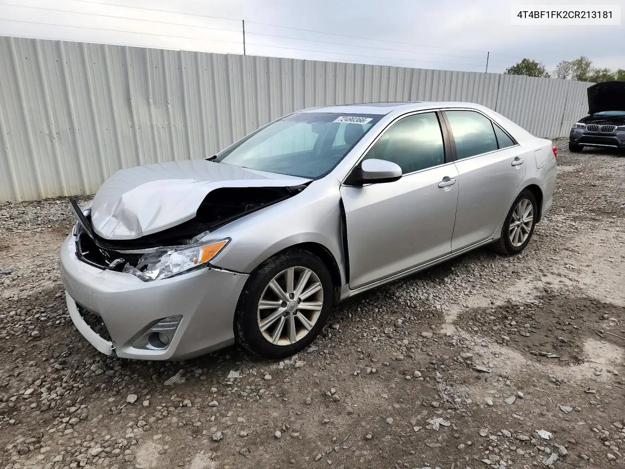 TOYOTA CAMRY 2012, VIN 4T4BF1FK2CR213181