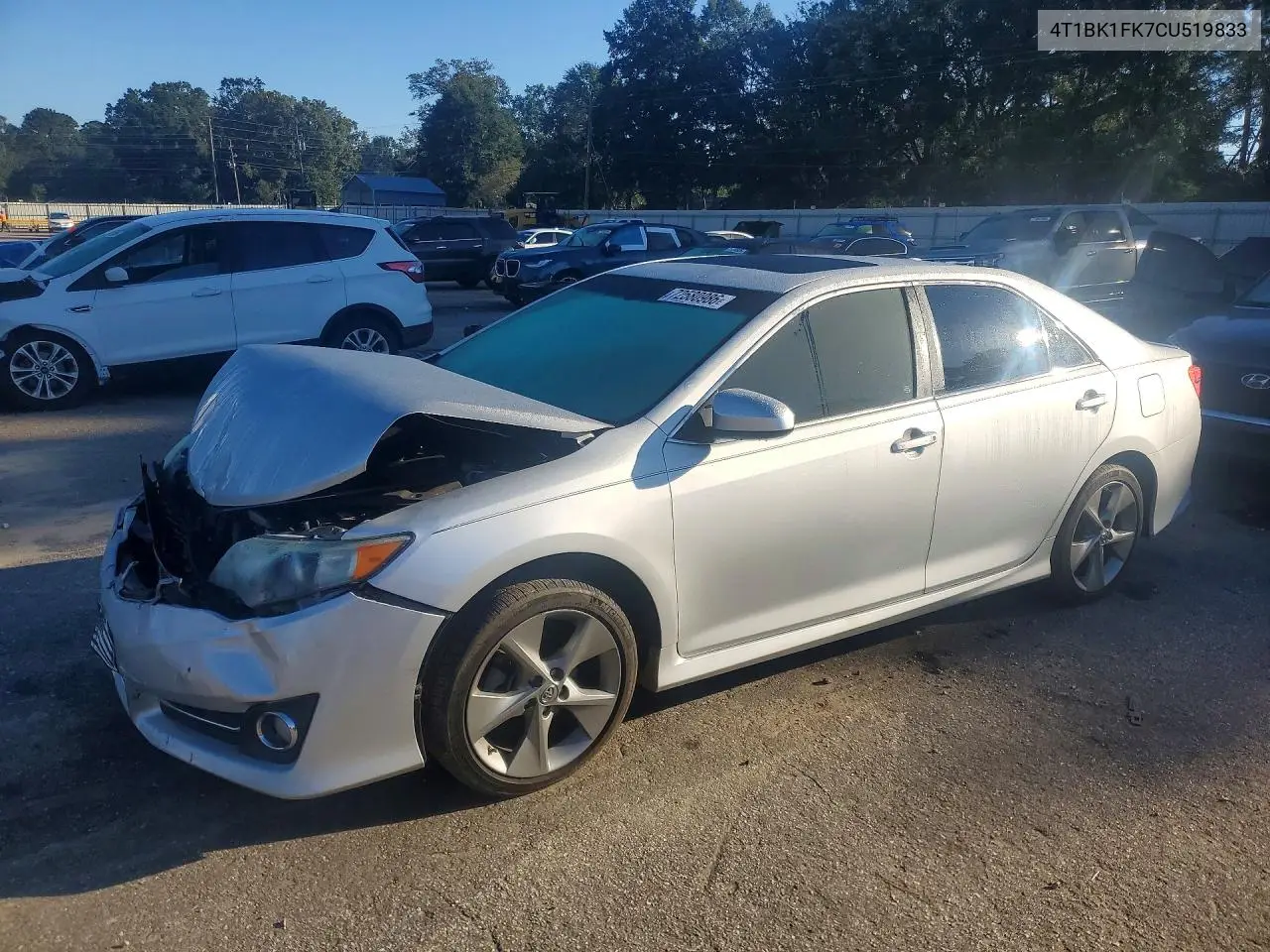 TOYOTA CAMRY 2012, VIN 4T1BK1FK7CU519833