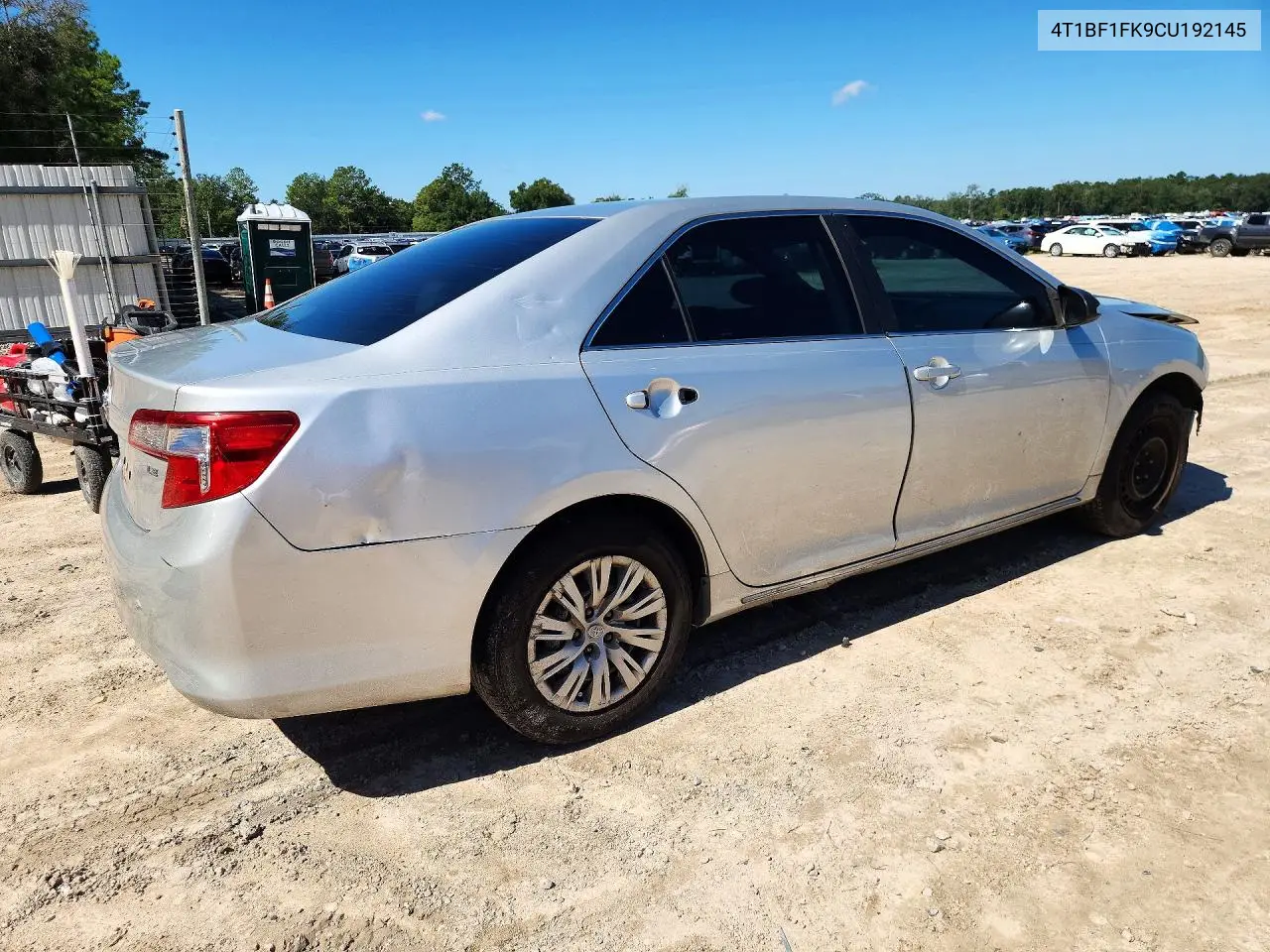 2012 TOYOTA CAMRY VIN 4T1BF1FK9CU192145 — фото 3