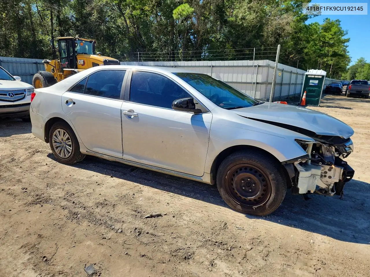 2012 TOYOTA CAMRY VIN 4T1BF1FK9CU192145 — фото 4