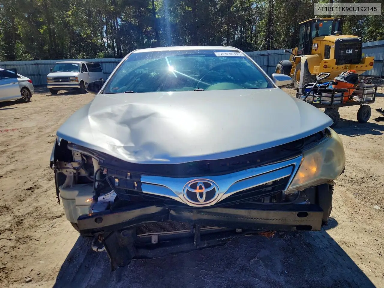 2012 TOYOTA CAMRY VIN 4T1BF1FK9CU192145 — фото 5