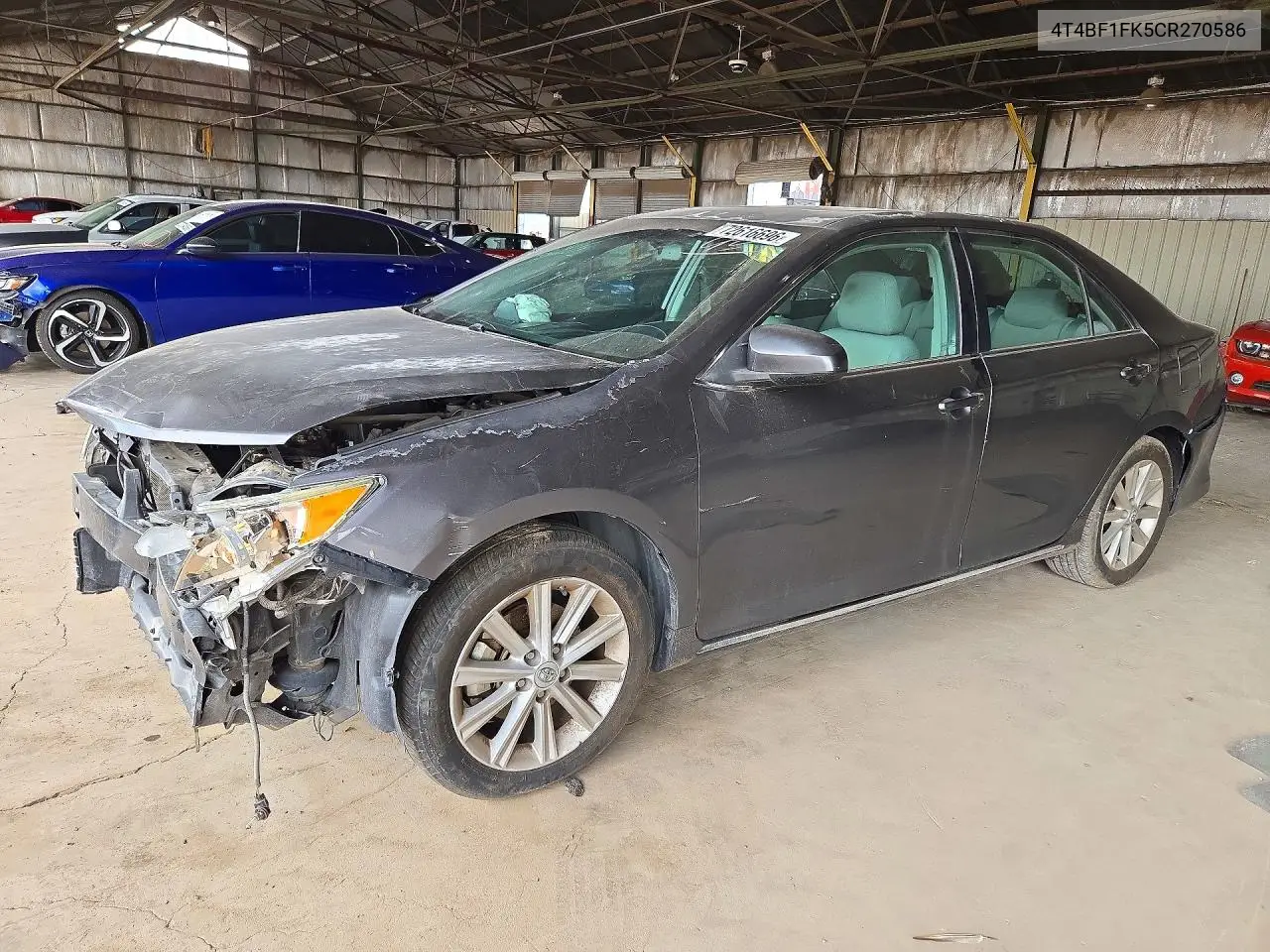 TOYOTA CAMRY 2012, VIN 4T4BF1FK5CR270586