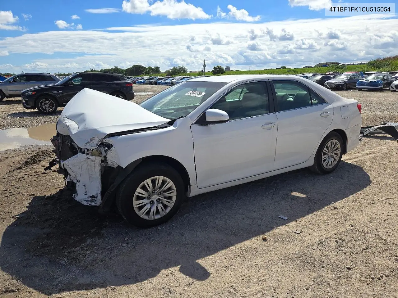 TOYOTA CAMRY 2012, VIN 4T1BF1FK1CU515054