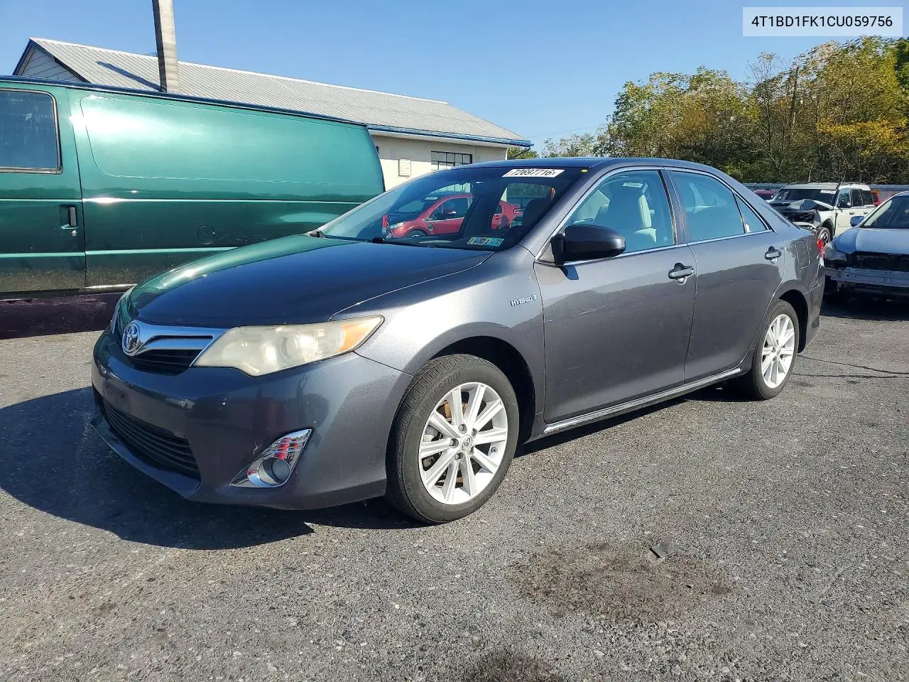 TOYOTA CAMRY 2012, VIN 4T1BD1FK1CU059756