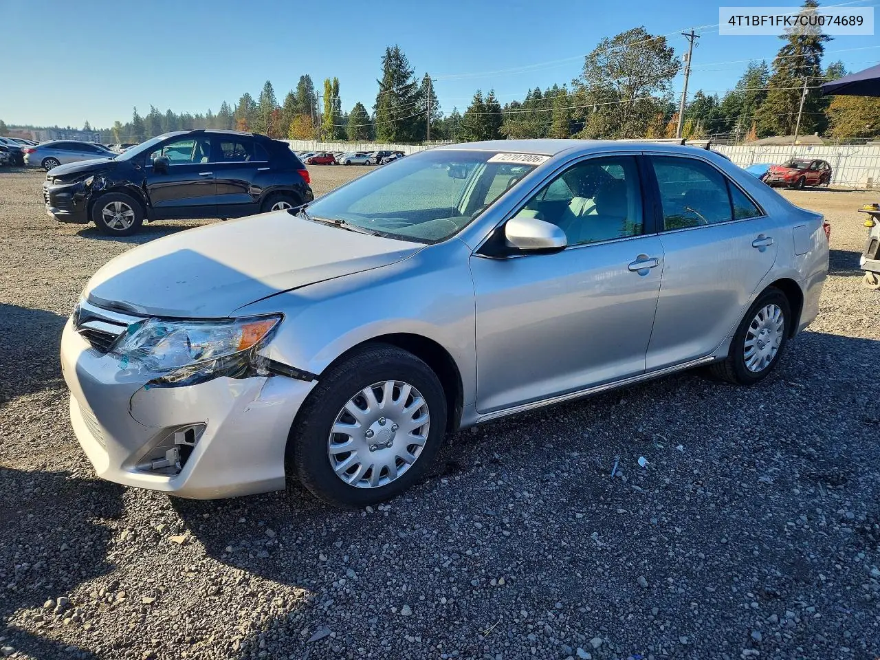 TOYOTA CAMRY 2012, VIN 4T1BF1FK7CU074689
