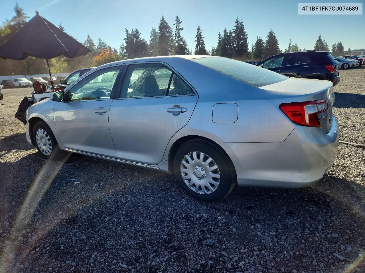 2012 TOYOTA CAMRY VIN 4T1BF1FK7CU074689 — фото 2