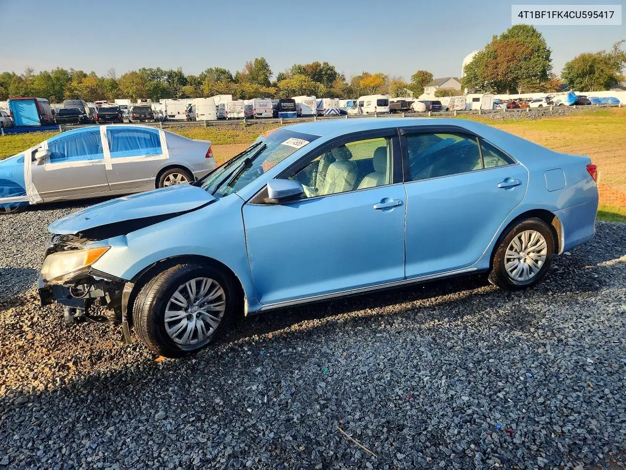 TOYOTA CAMRY 2012, VIN 4T1BF1FK4CU595417