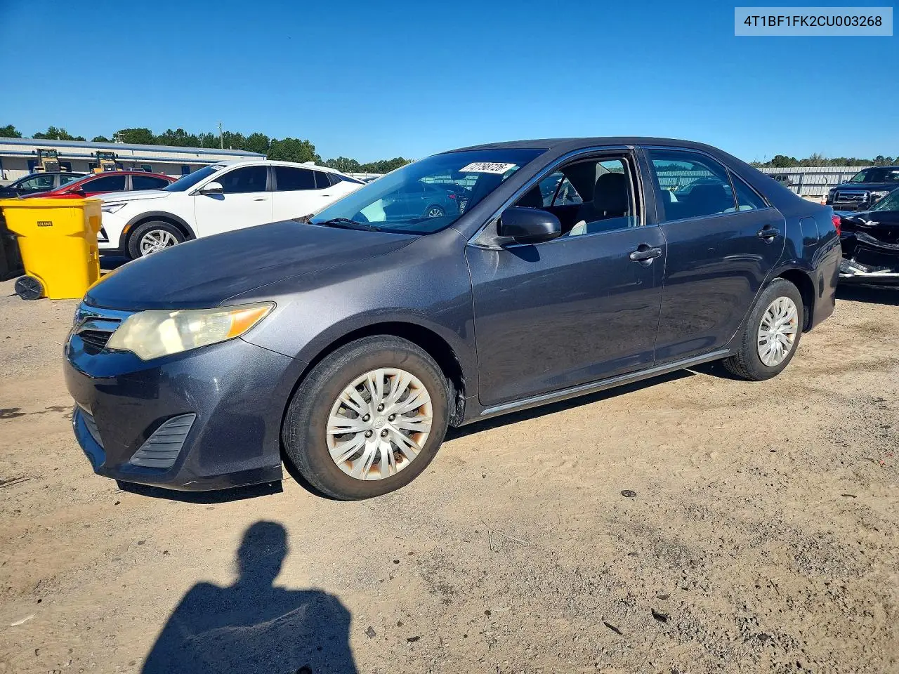 TOYOTA CAMRY 2012, VIN 4T1BF1FK2CU003268