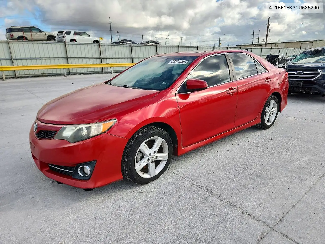 TOYOTA CAMRY 2012, VIN 4T1BF1FK3CU535290