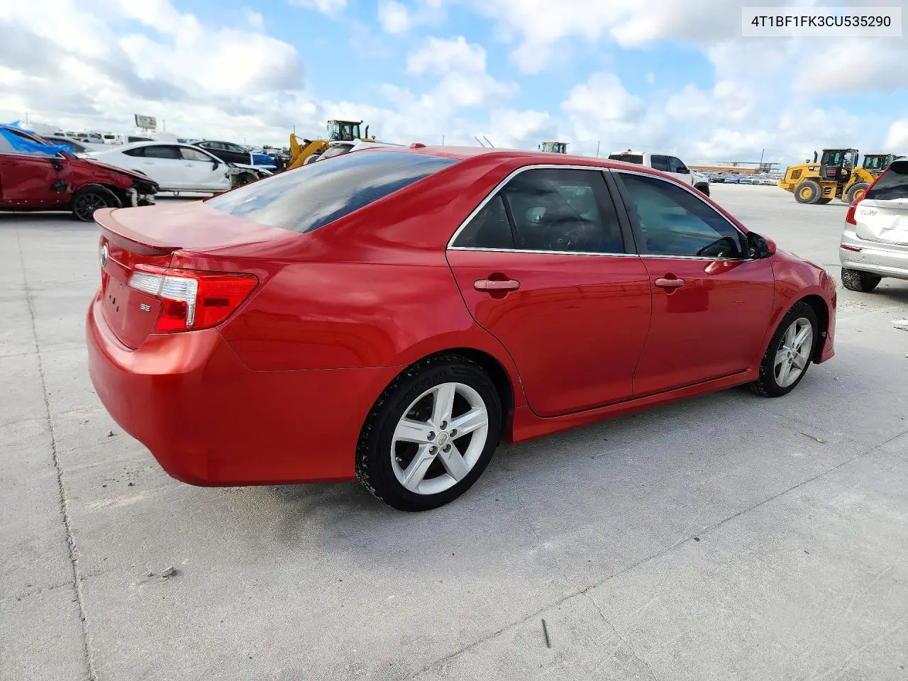 2012 TOYOTA CAMRY VIN 4T1BF1FK3CU535290 — фото 3