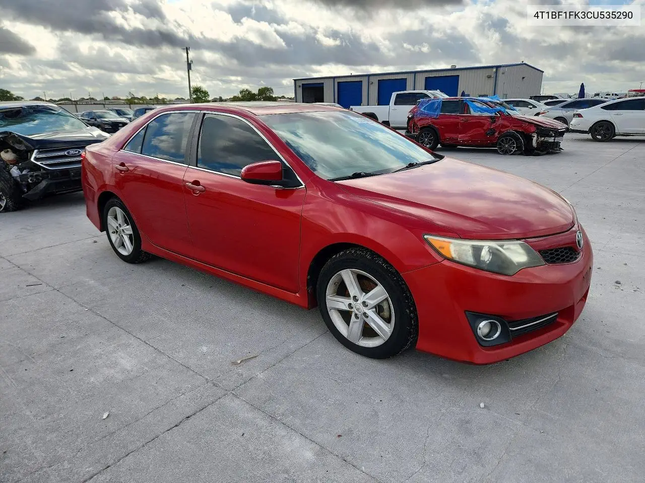2012 TOYOTA CAMRY VIN 4T1BF1FK3CU535290 — фото 4