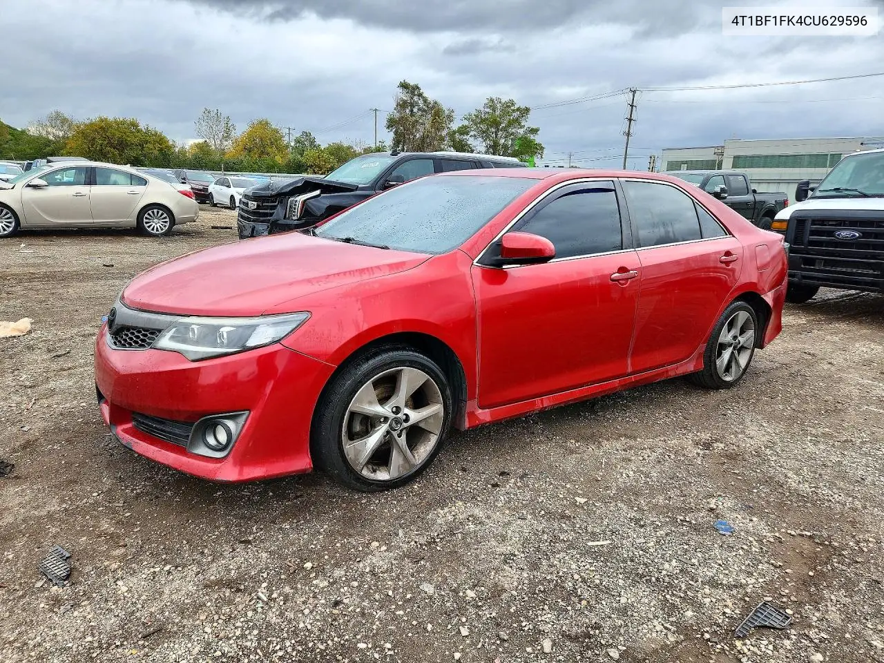 TOYOTA CAMRY 2012, VIN 4T1BF1FK4CU629596