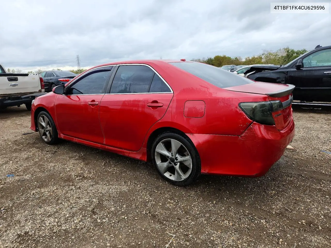 2012 TOYOTA CAMRY VIN 4T1BF1FK4CU629596 — фото 2