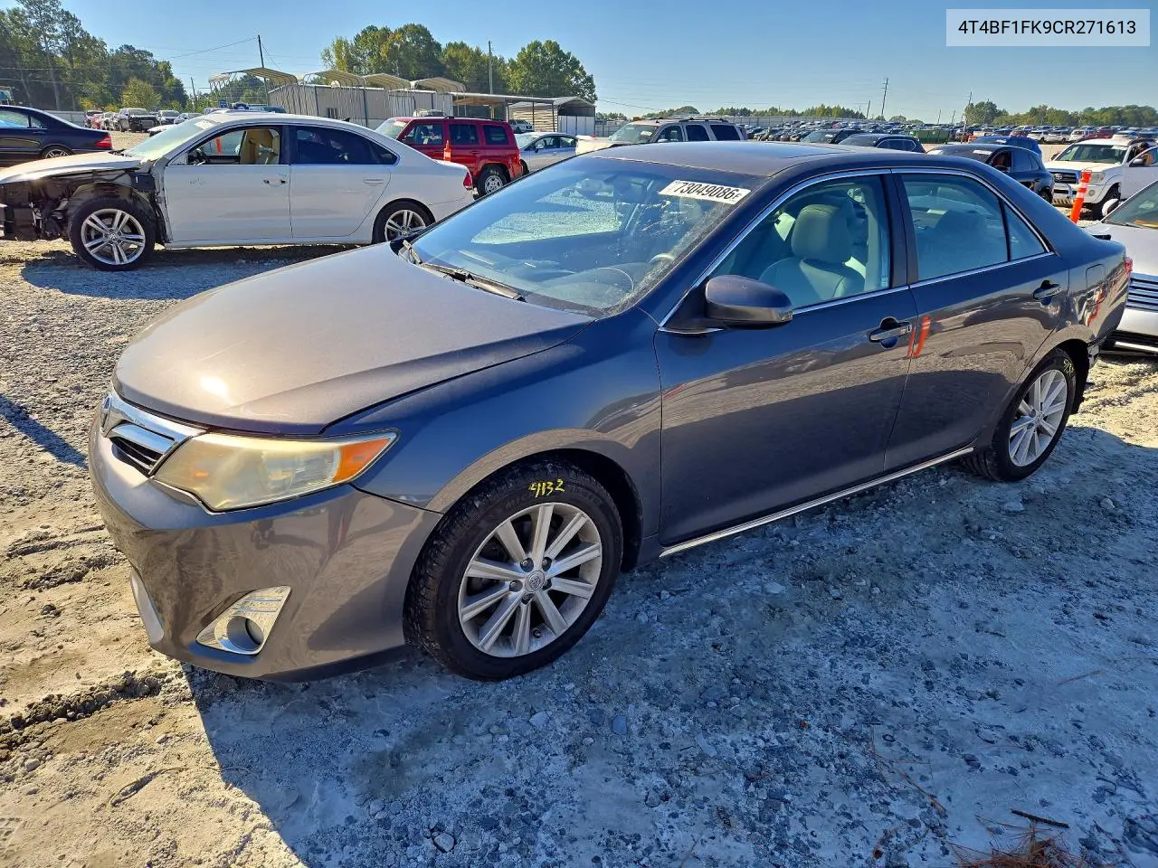 TOYOTA CAMRY 2012, VIN 4T4BF1FK9CR271613