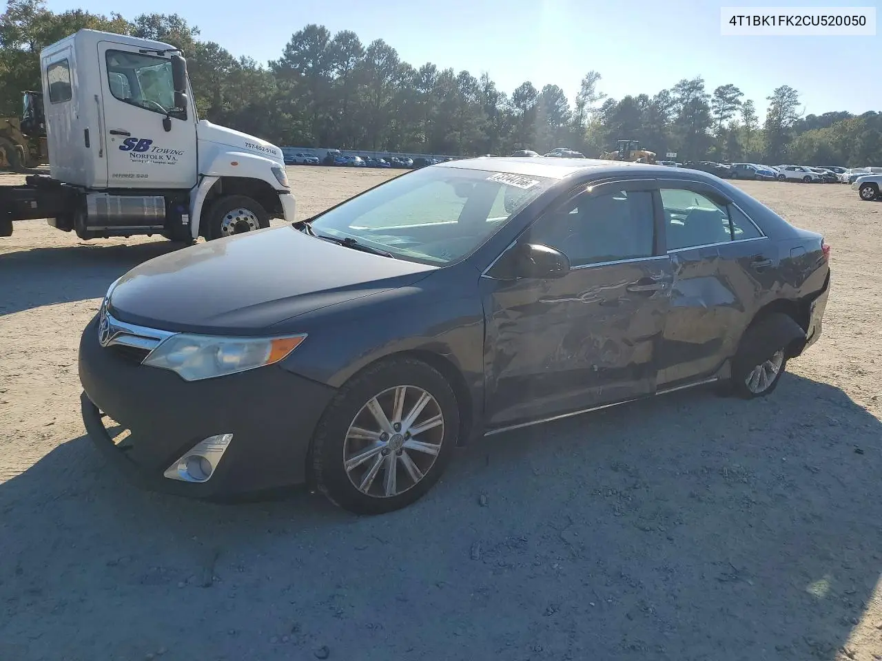 TOYOTA CAMRY 2012, VIN 4T1BK1FK2CU520050