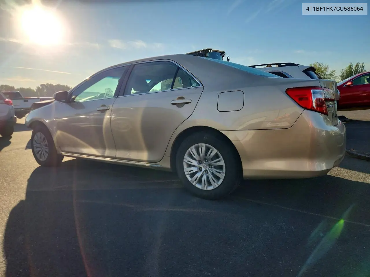 2012 TOYOTA CAMRY VIN 4T1BF1FK7CU586064 — фото 2