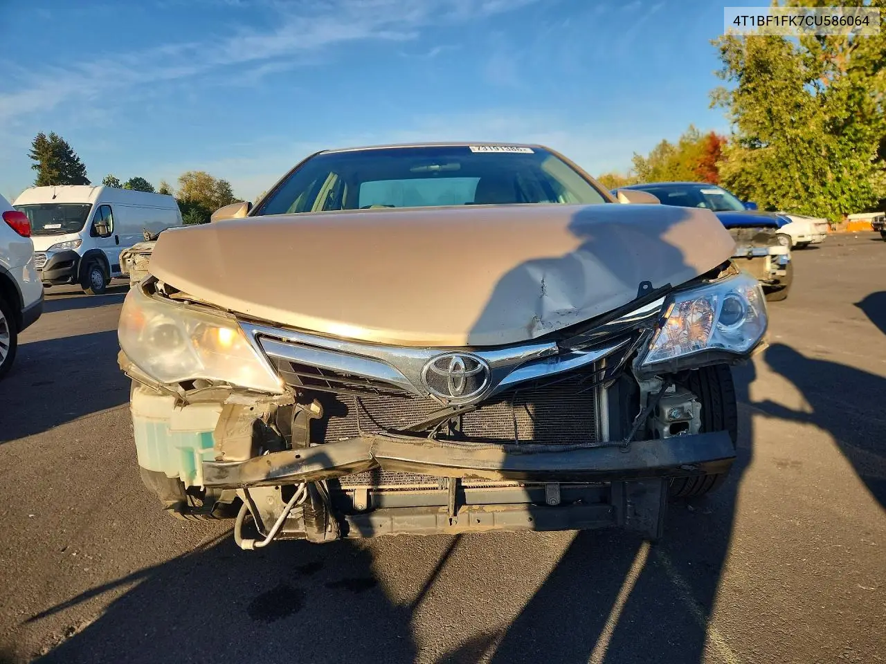 2012 TOYOTA CAMRY VIN 4T1BF1FK7CU586064 — фото 5