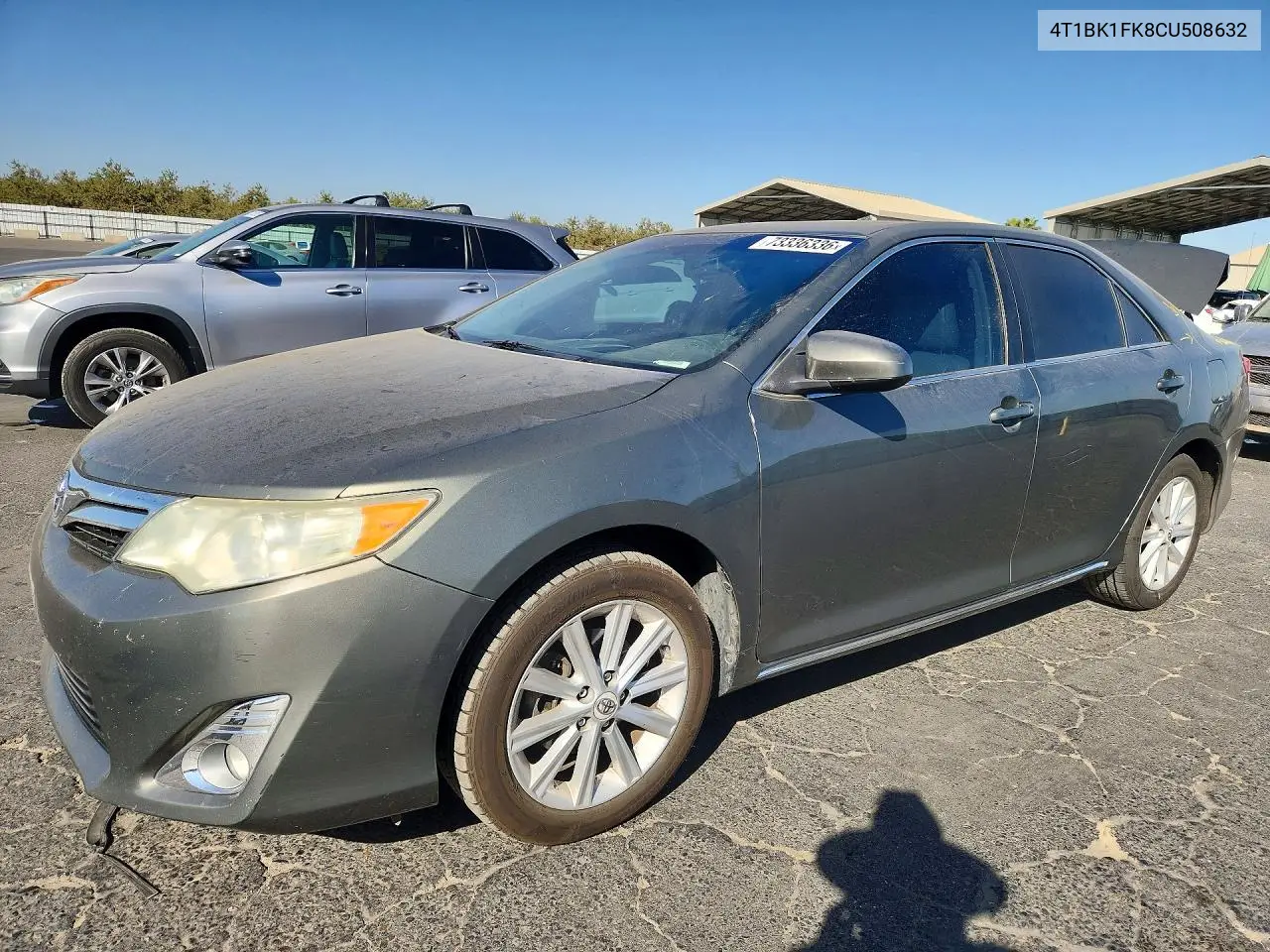 TOYOTA CAMRY 2012, VIN 4T1BK1FK8CU508632