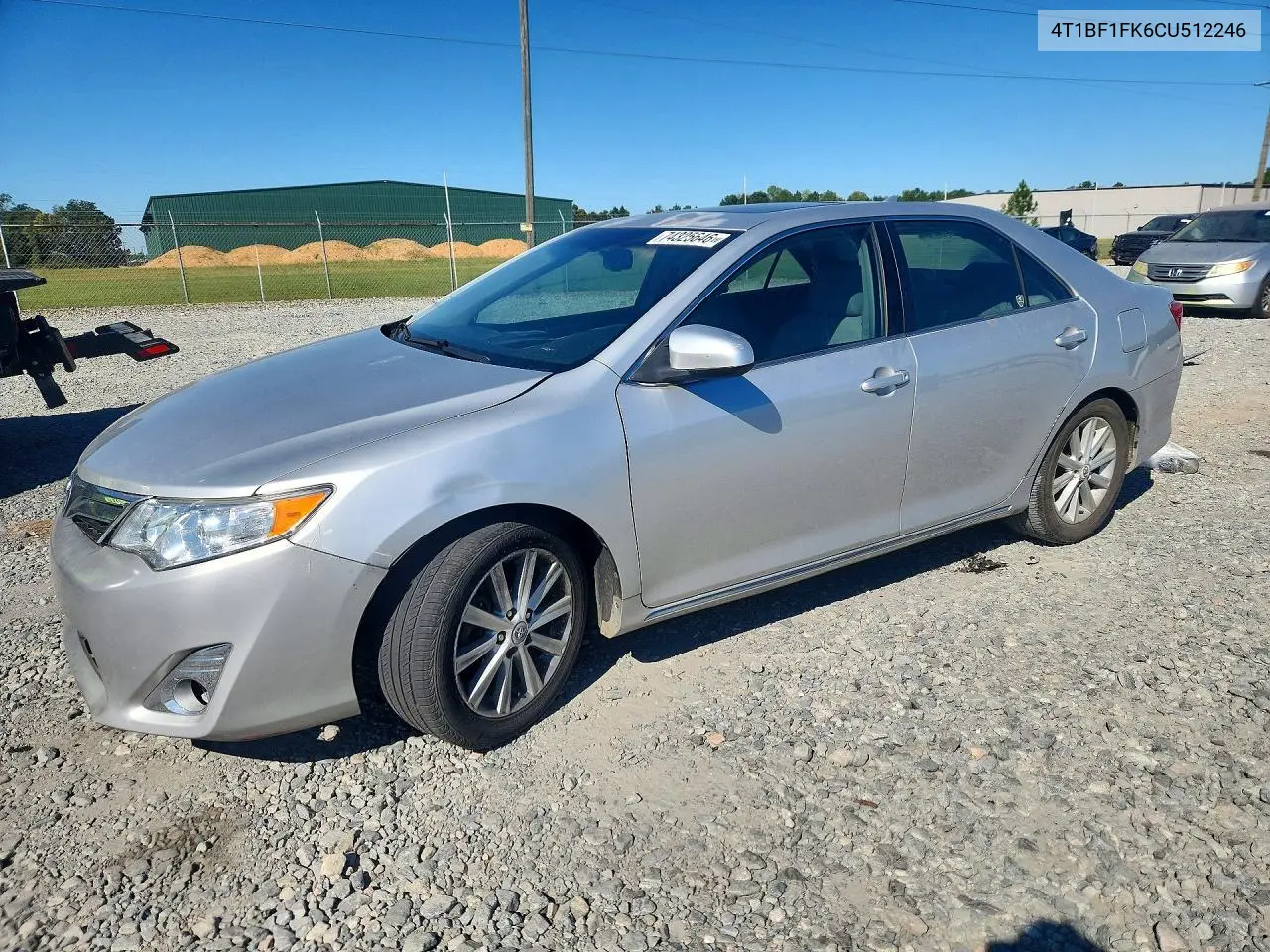TOYOTA CAMRY 2012, VIN 4T1BF1FK6CU512246