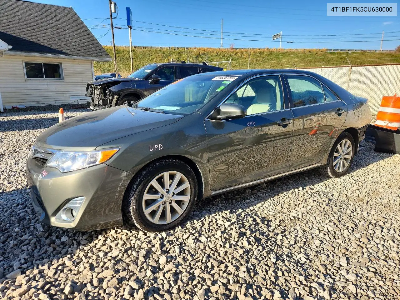 TOYOTA CAMRY 2012, VIN 4T1BF1FK5CU630000