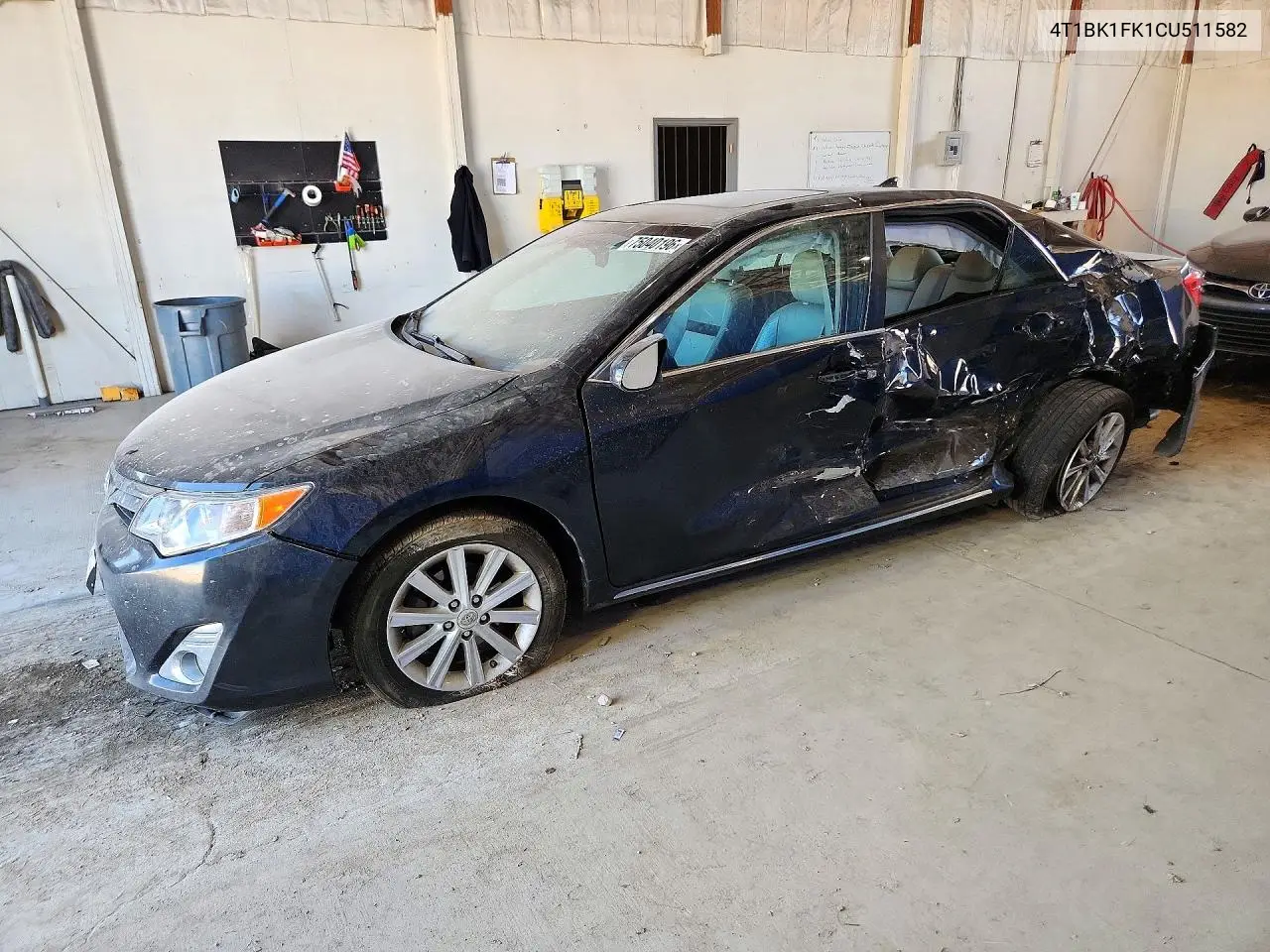 TOYOTA CAMRY 2012, VIN 4T1BK1FK1CU511582