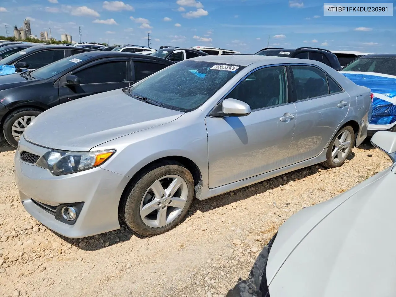 TOYOTA CAMRY 2013, VIN 4T1BF1FK4DU230981