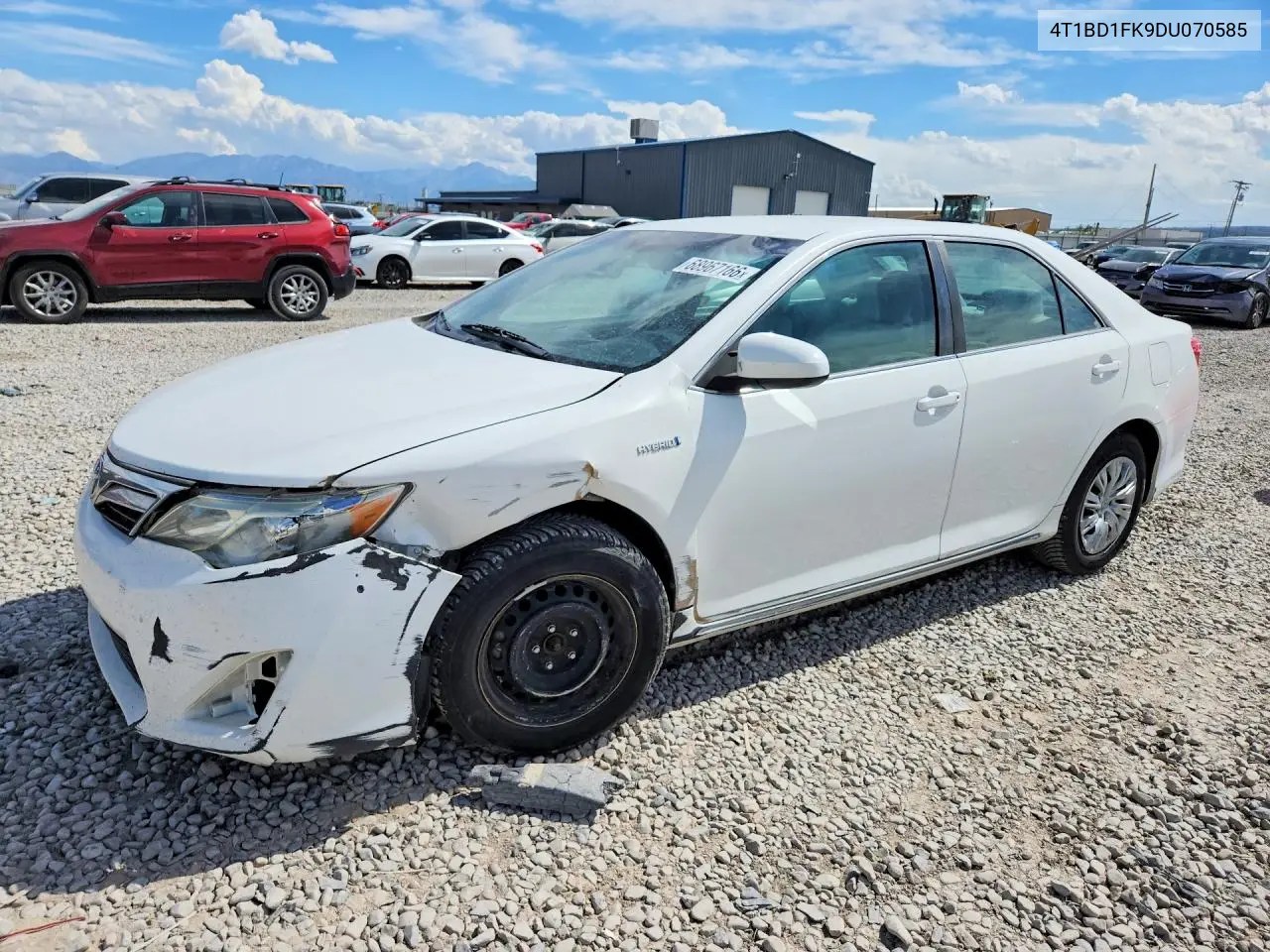 TOYOTA CAMRY 2013, VIN 4T1BD1FK9DU070585