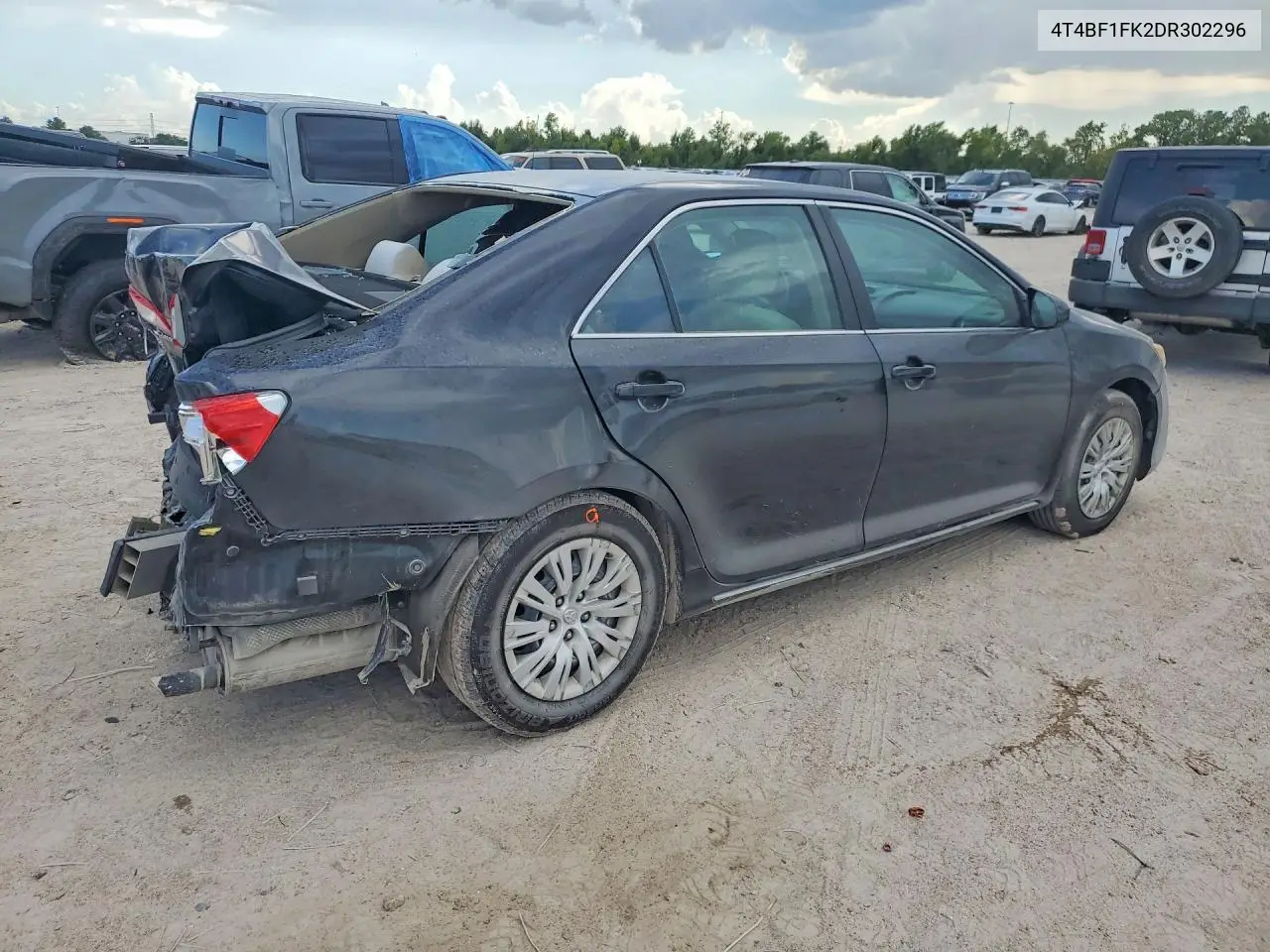 2013 TOYOTA CAMRY VIN 4T4BF1FK2DR302296 — фото 3