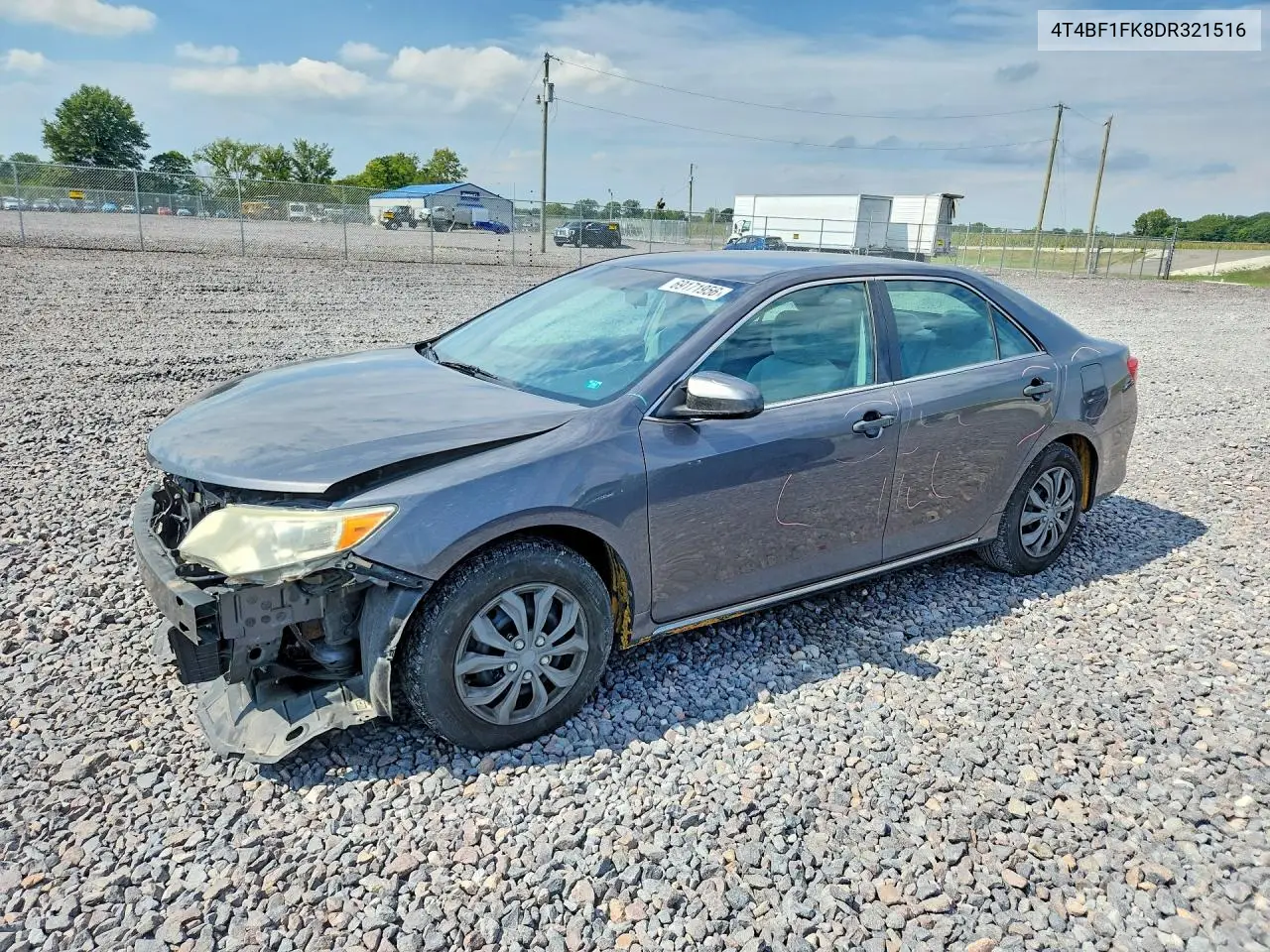 TOYOTA CAMRY 2013, VIN 4T4BF1FK8DR321516