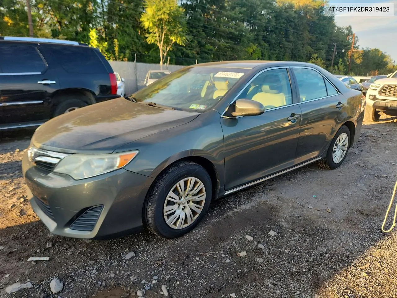 TOYOTA CAMRY 2013, VIN 4T4BF1FK2DR319423