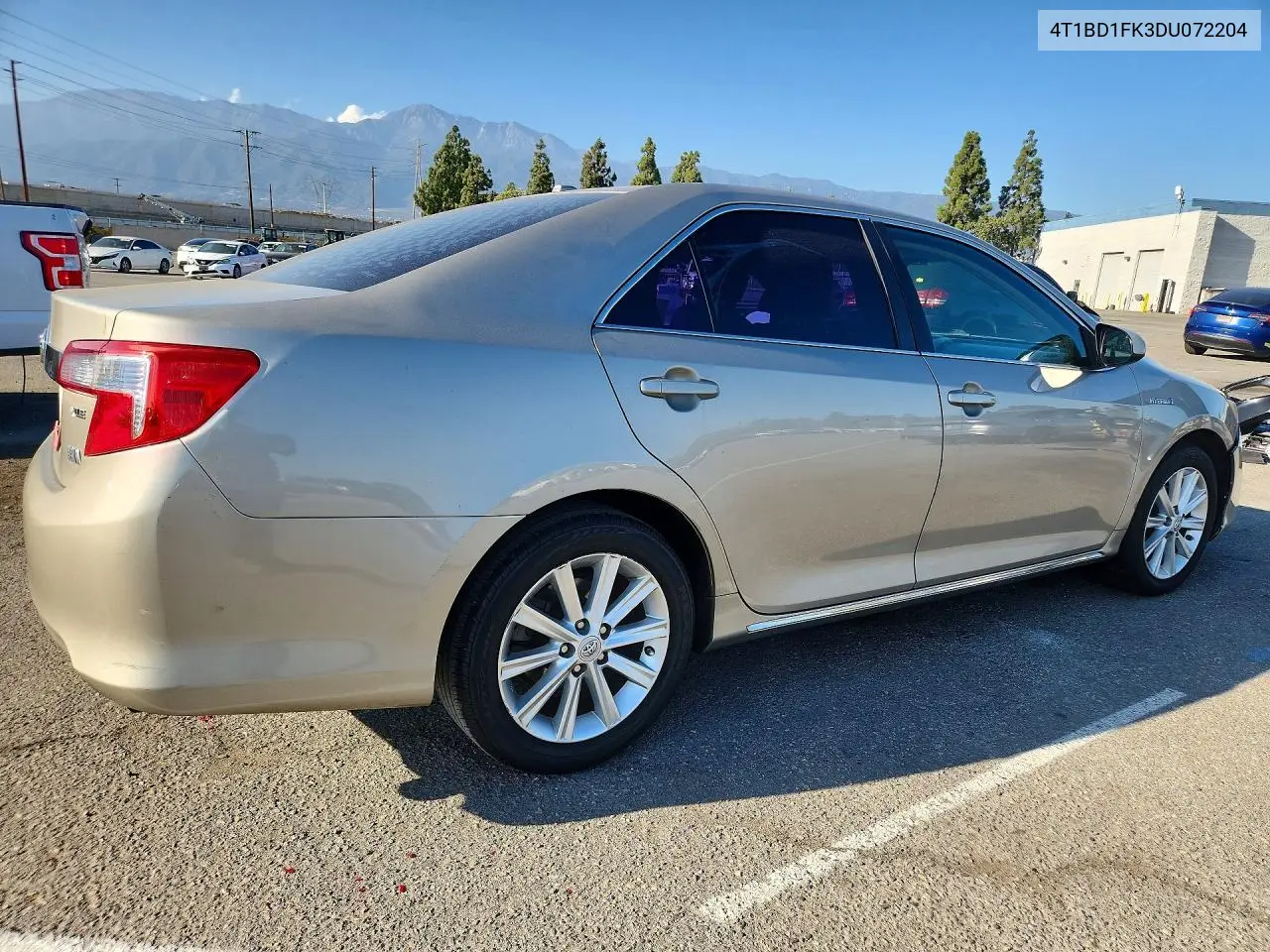 2013 TOYOTA CAMRY VIN 4T1BD1FK3DU072204 — фото 3