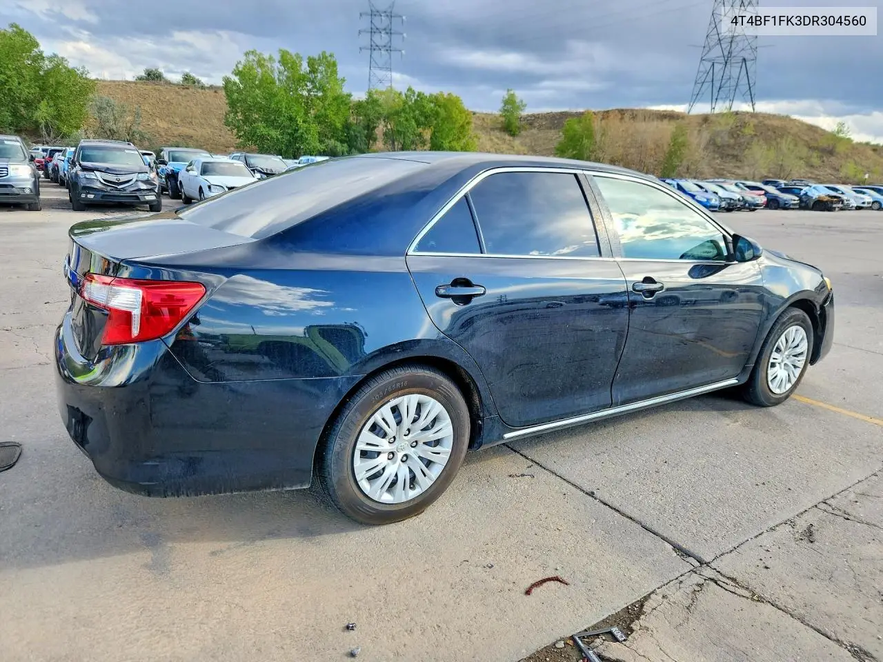 2013 TOYOTA CAMRY VIN 4T4BF1FK3DR304560 — фото 3