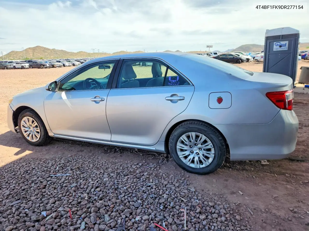 2013 TOYOTA CAMRY VIN 4T4BF1FK9DR277154 — фото 2