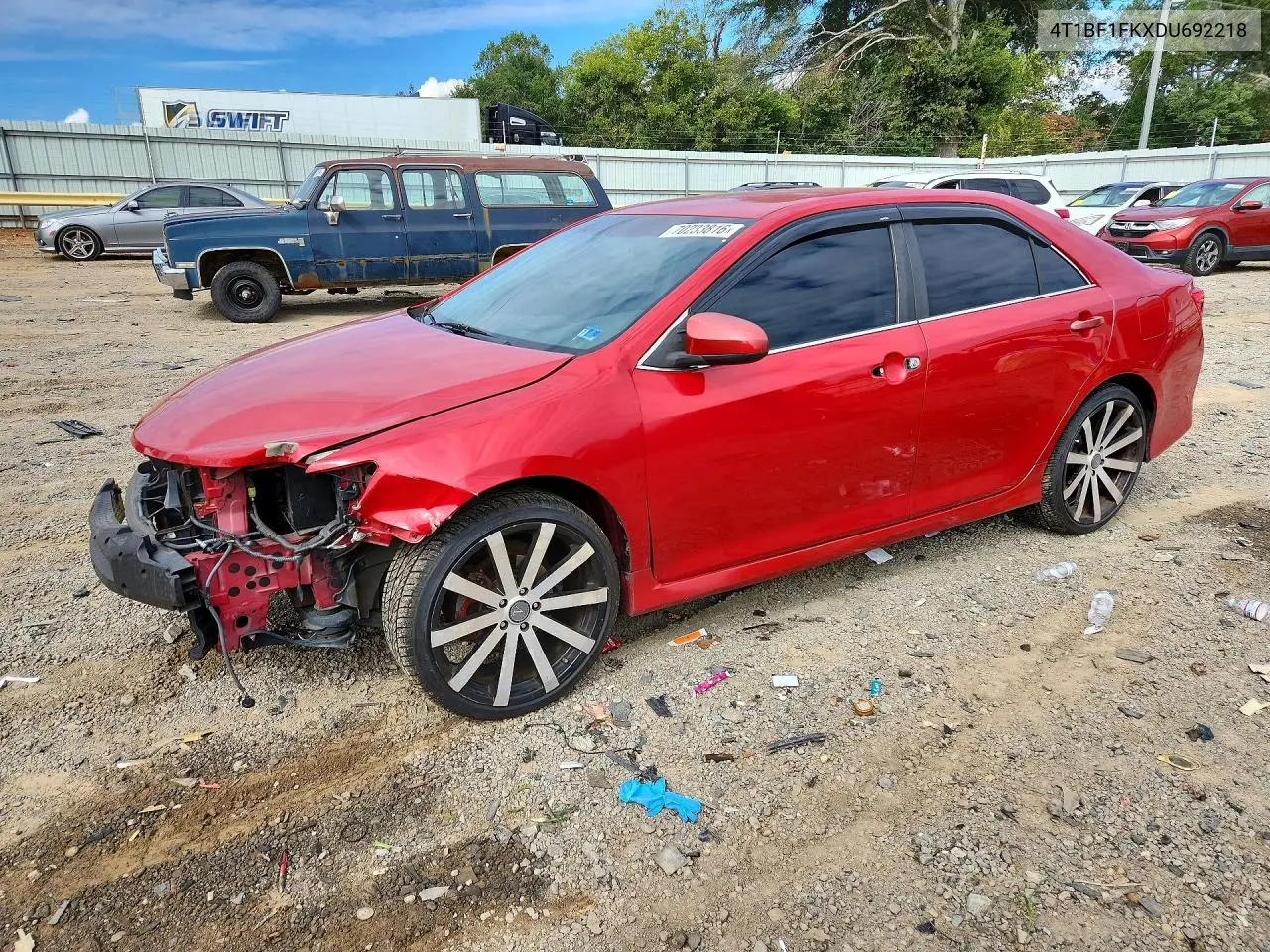 TOYOTA CAMRY 2013, VIN 4T1BF1FKXDU692218