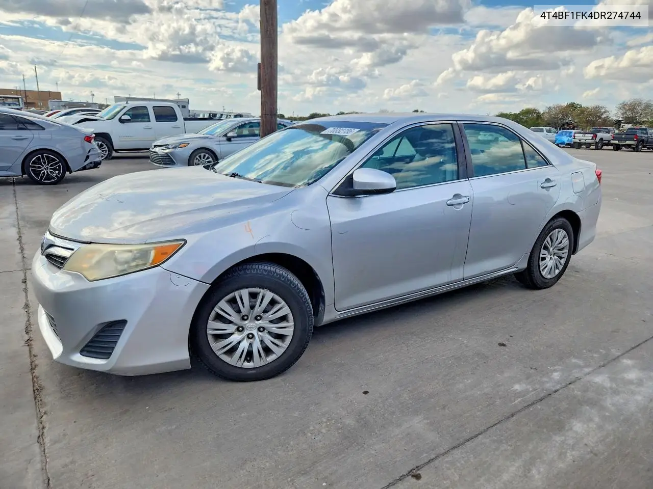 TOYOTA CAMRY 2013, VIN 4T4BF1FK4DR274744