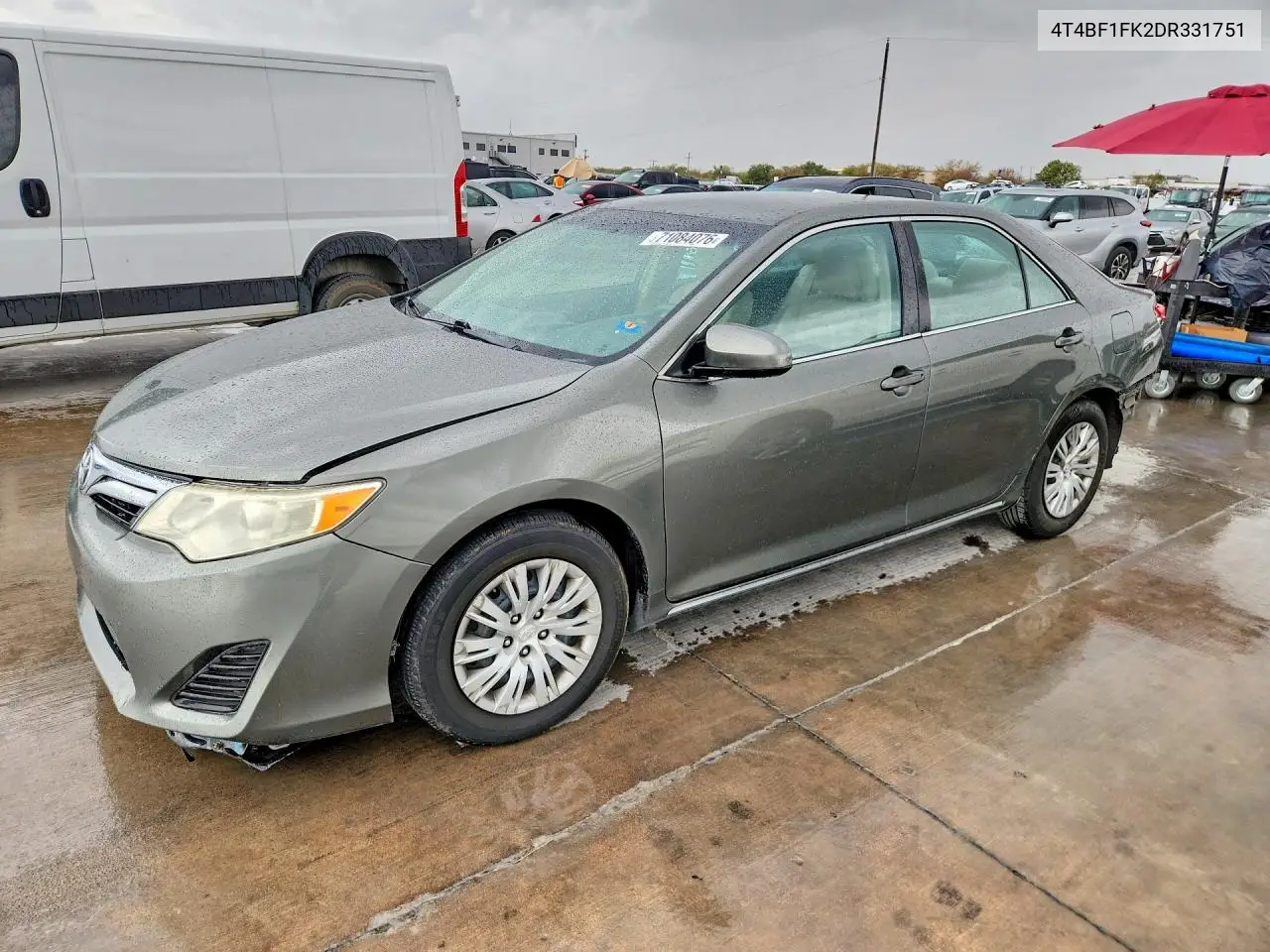TOYOTA CAMRY 2013, VIN 4T4BF1FK2DR331751
