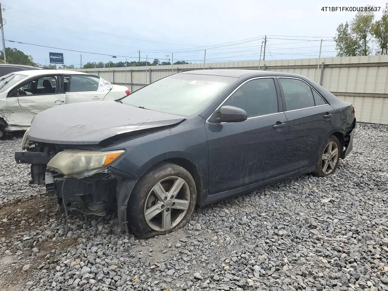 TOYOTA CAMRY 2013, VIN 4T1BF1FK0DU285637