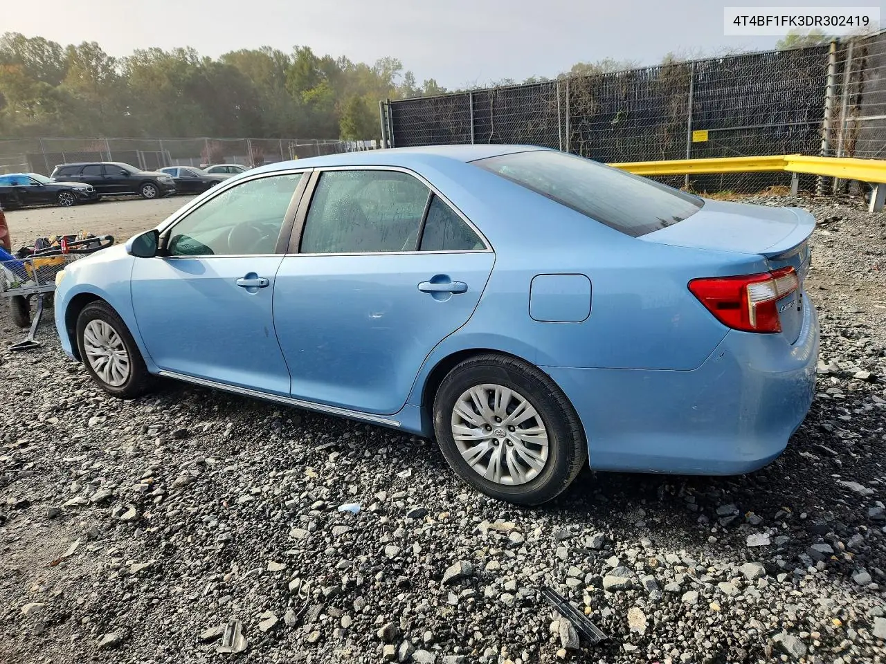 2013 TOYOTA CAMRY VIN 4T4BF1FK3DR302419 — фото 2