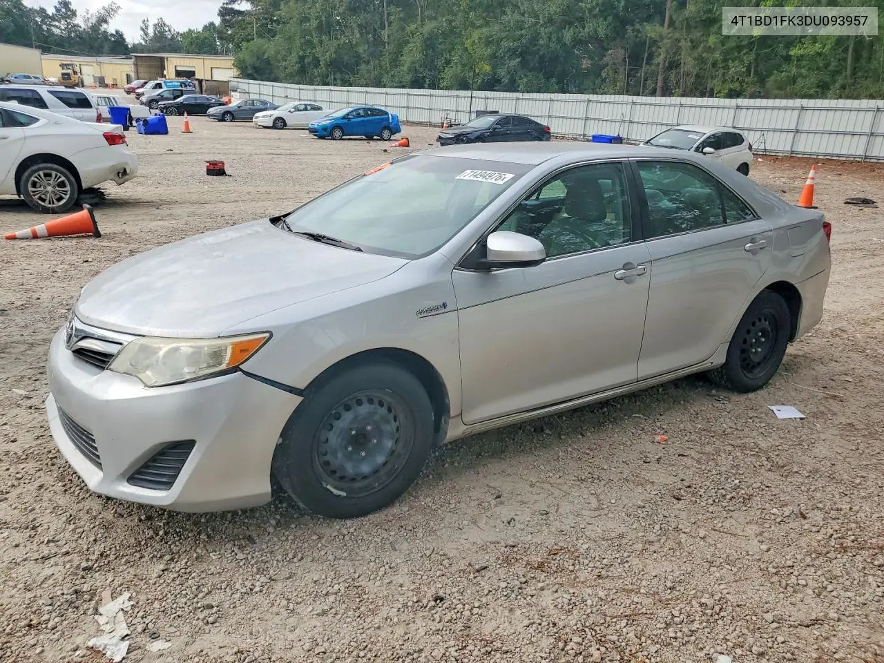 TOYOTA CAMRY 2013, VIN 4T1BD1FK3DU093957