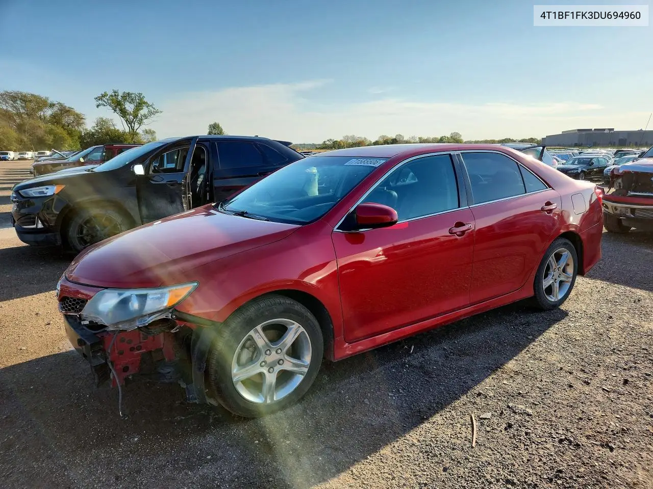 TOYOTA CAMRY 2013, VIN 4T1BF1FK3DU694960