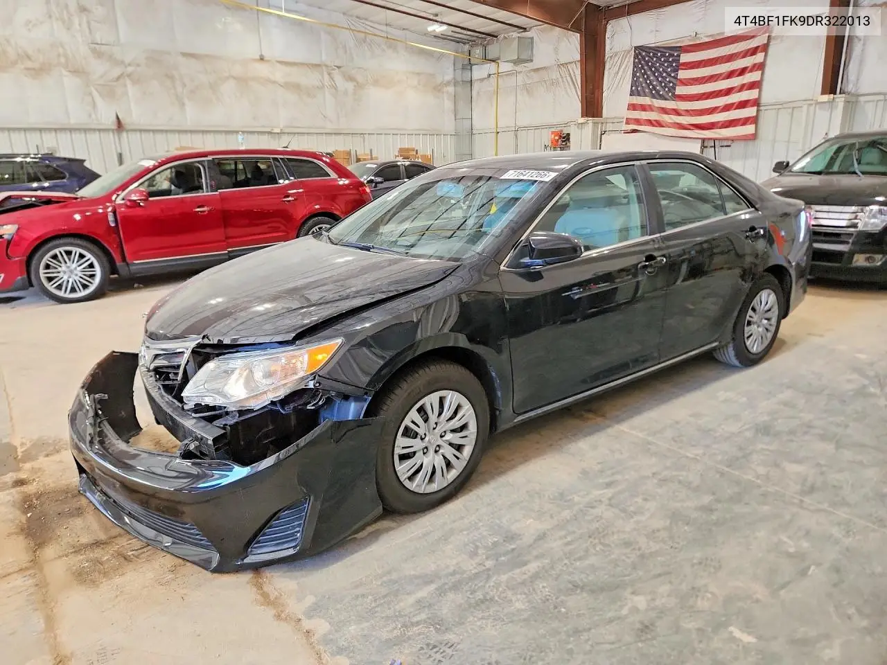 TOYOTA CAMRY 2013, VIN 4T4BF1FK9DR322013