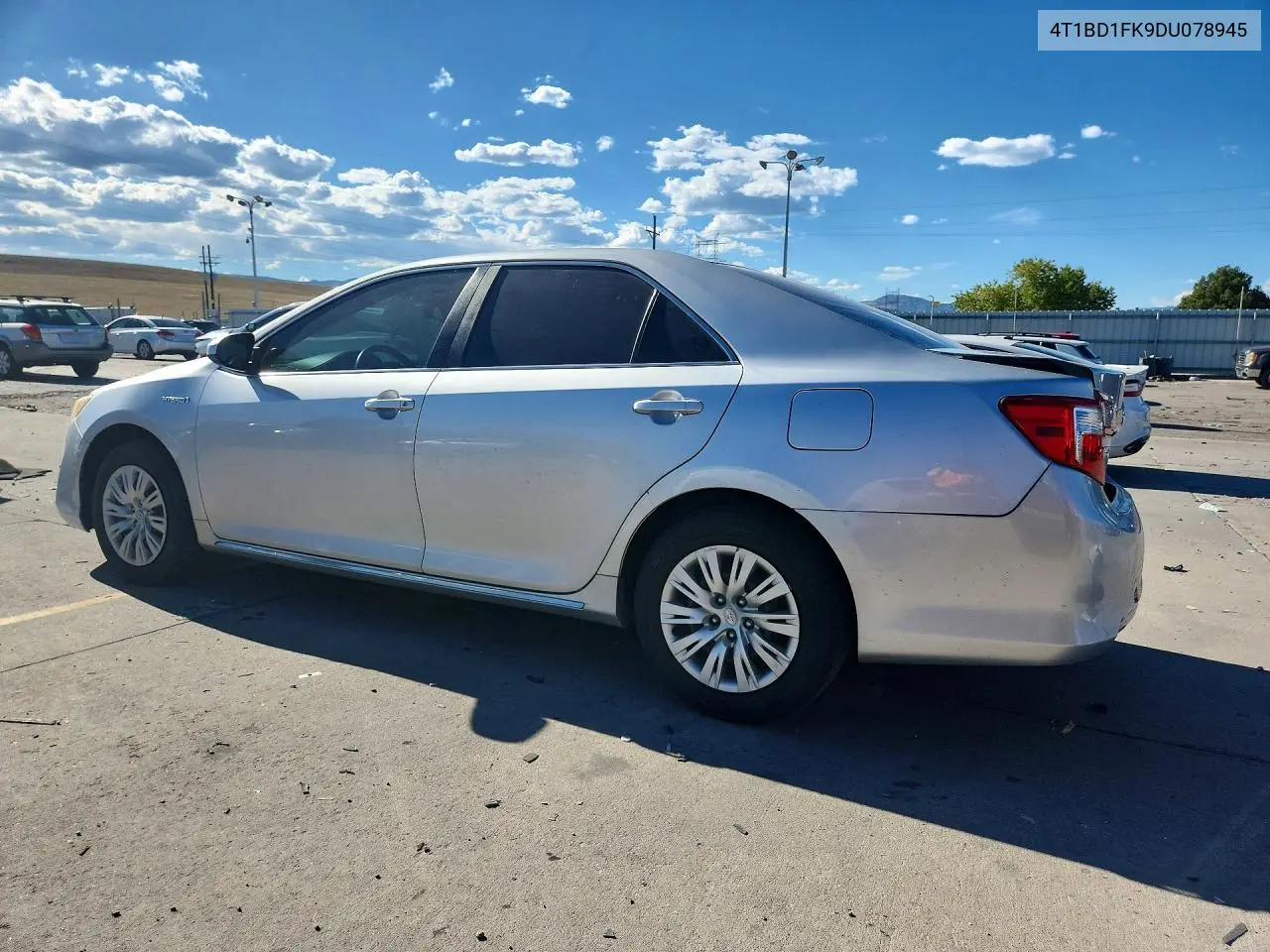 2013 TOYOTA CAMRY VIN 4T1BD1FK9DU078945 — фото 2