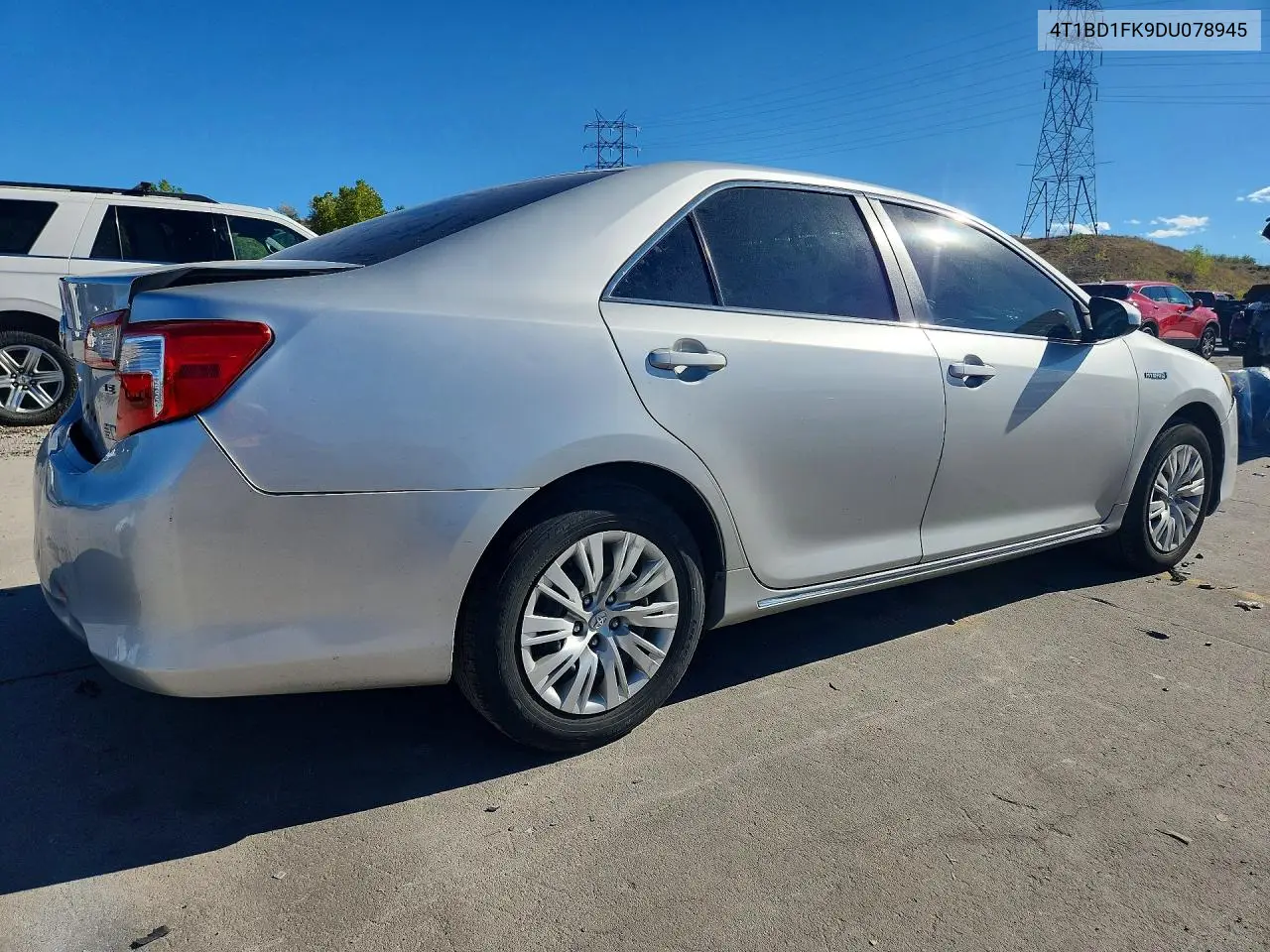 2013 TOYOTA CAMRY VIN 4T1BD1FK9DU078945 — фото 3